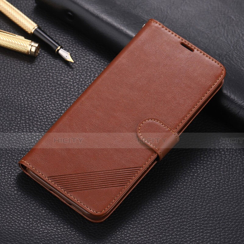 Coque Portefeuille Livre Cuir Etui Clapet L01 pour Huawei Nova 7i Marron Plus