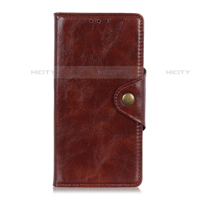 Coque Portefeuille Livre Cuir Etui Clapet L01 pour Huawei P smart S Marron Plus