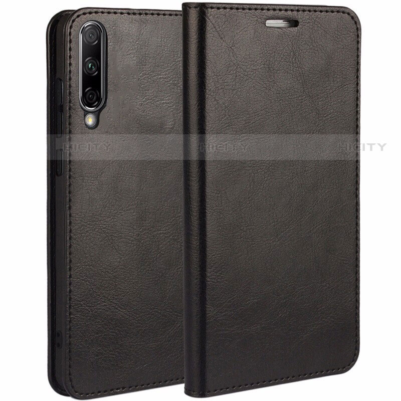 Coque Portefeuille Livre Cuir Etui Clapet L01 pour Huawei Y9s Noir Plus