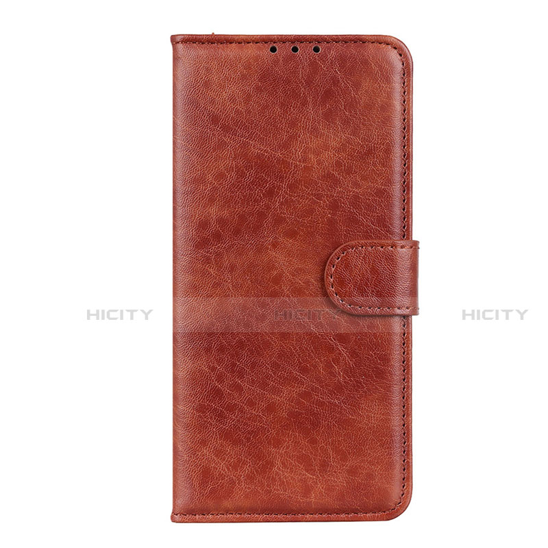 Coque Portefeuille Livre Cuir Etui Clapet L01 pour LG K51 Marron Plus