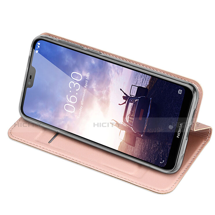 Coque Portefeuille Livre Cuir Etui Clapet L01 pour Nokia 6.1 Plus Plus