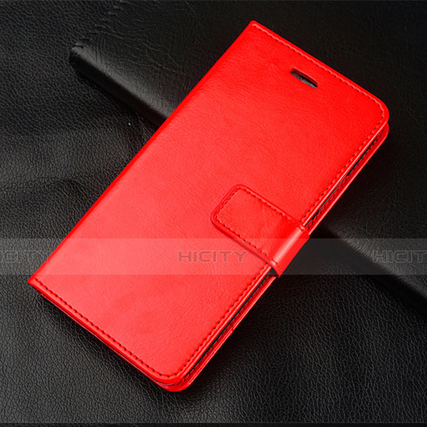 Coque Portefeuille Livre Cuir Etui Clapet L01 pour OnePlus 5T A5010 Rouge Plus