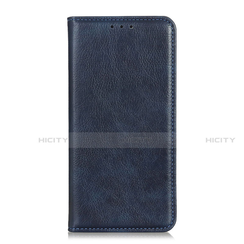 Coque Portefeuille Livre Cuir Etui Clapet L01 pour OnePlus 8T 5G Bleu Plus