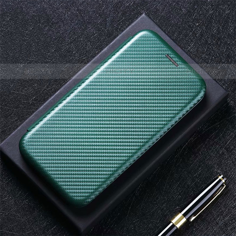 Coque Portefeuille Livre Cuir Etui Clapet L01 pour Oppo A11s Vert Nuit Plus