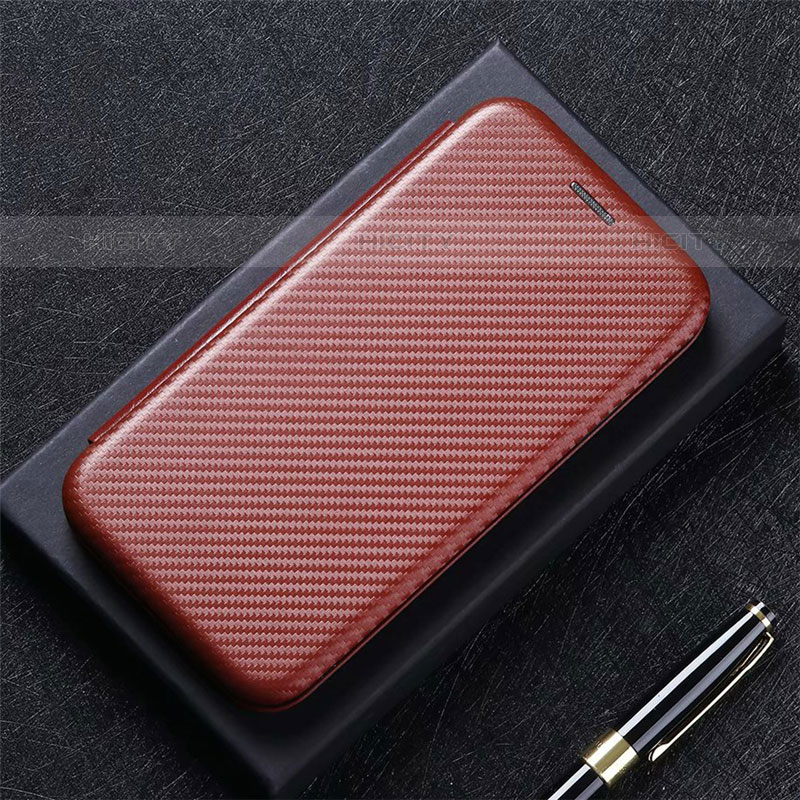 Coque Portefeuille Livre Cuir Etui Clapet L01 pour Oppo A35 Marron Plus