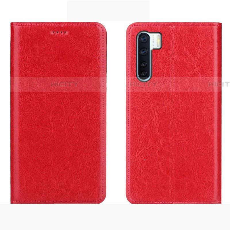 Coque Portefeuille Livre Cuir Etui Clapet L01 pour Oppo A91 Plus