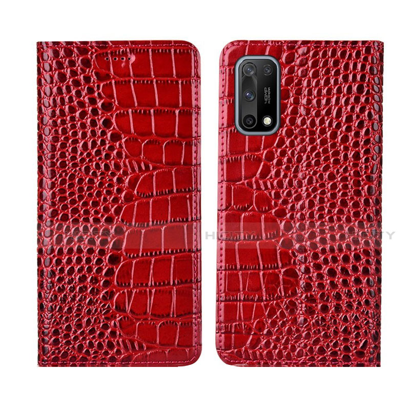 Coque Portefeuille Livre Cuir Etui Clapet L01 pour Oppo K7x 5G Rouge Plus