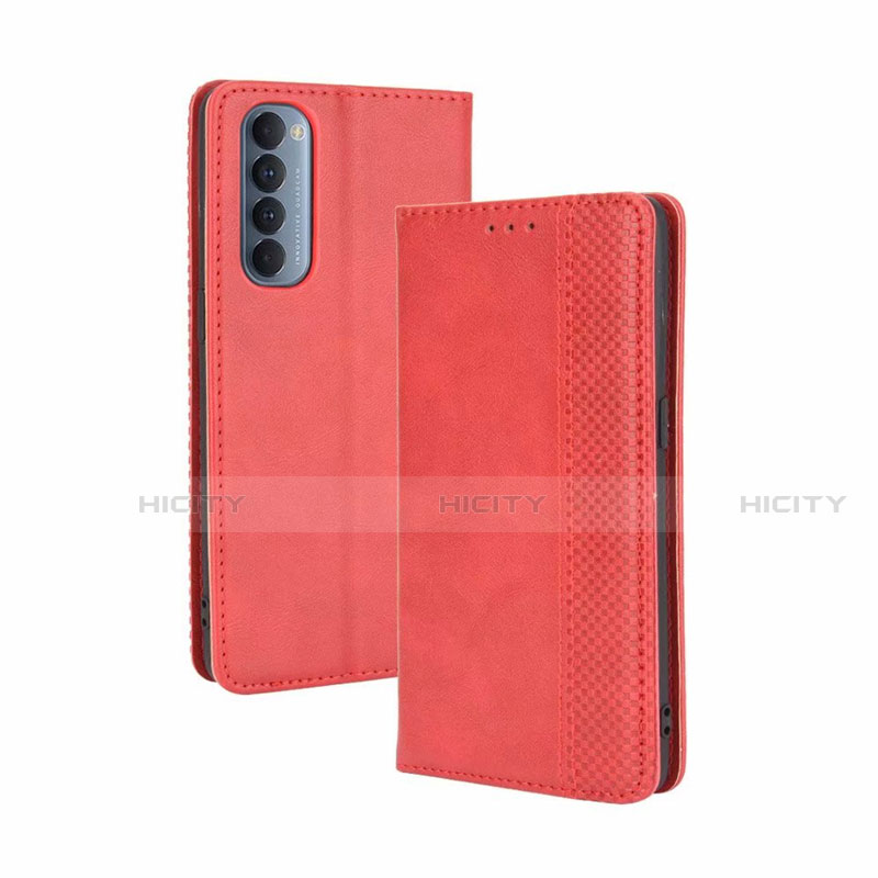 Coque Portefeuille Livre Cuir Etui Clapet L01 pour Oppo Reno4 Pro 4G Plus