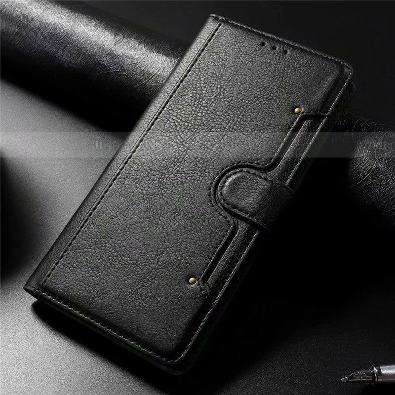 Coque Portefeuille Livre Cuir Etui Clapet L01 pour Samsung Galaxy A71 5G Noir Plus