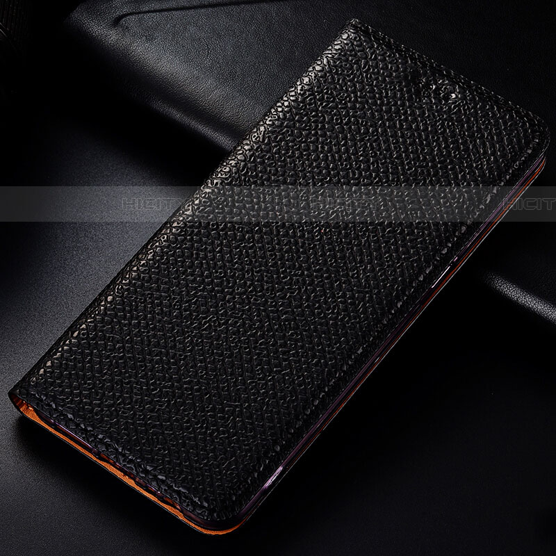 Coque Portefeuille Livre Cuir Etui Clapet L01 pour Samsung Galaxy A81 Noir Plus