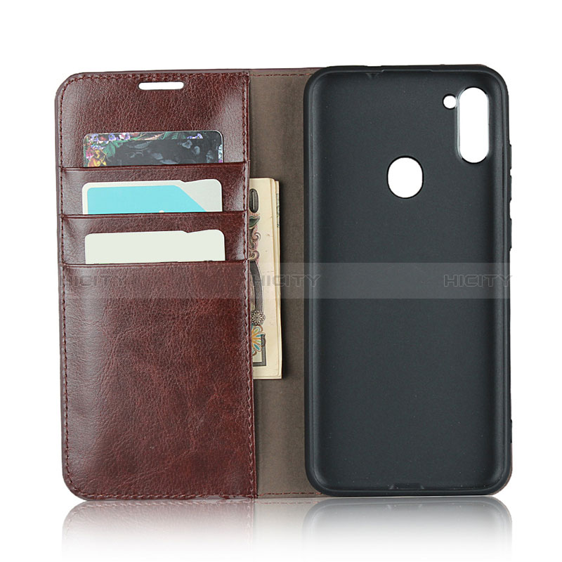 Coque Portefeuille Livre Cuir Etui Clapet L01 pour Samsung Galaxy M11 Plus