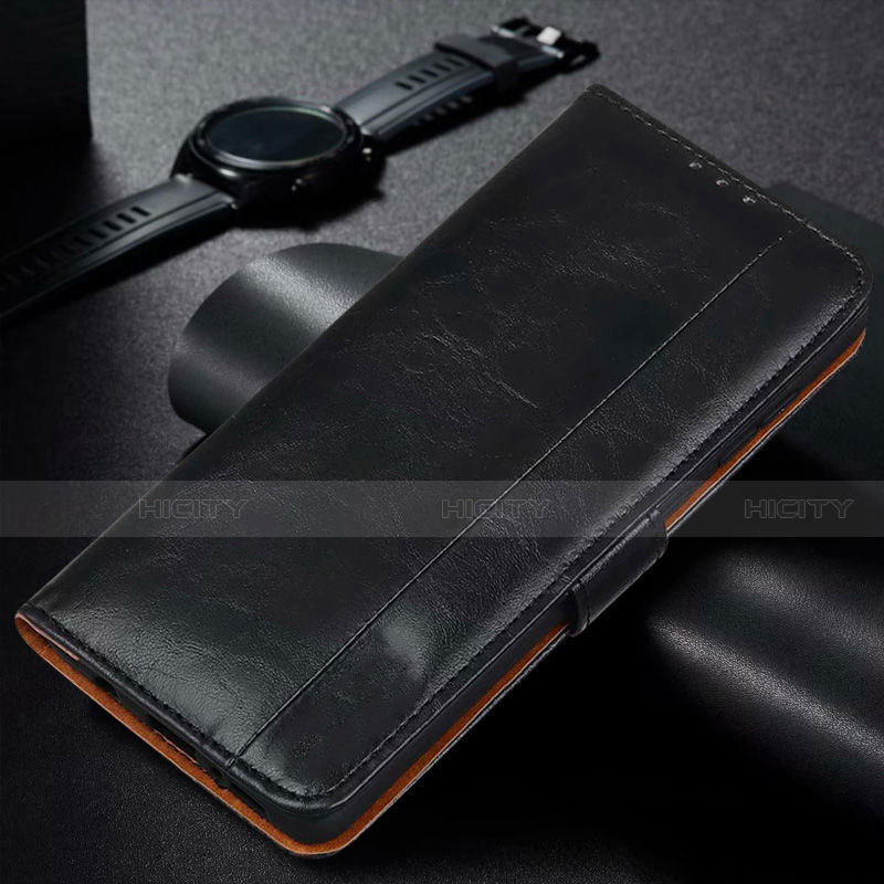 Coque Portefeuille Livre Cuir Etui Clapet L01 pour Samsung Galaxy M21 Noir Plus