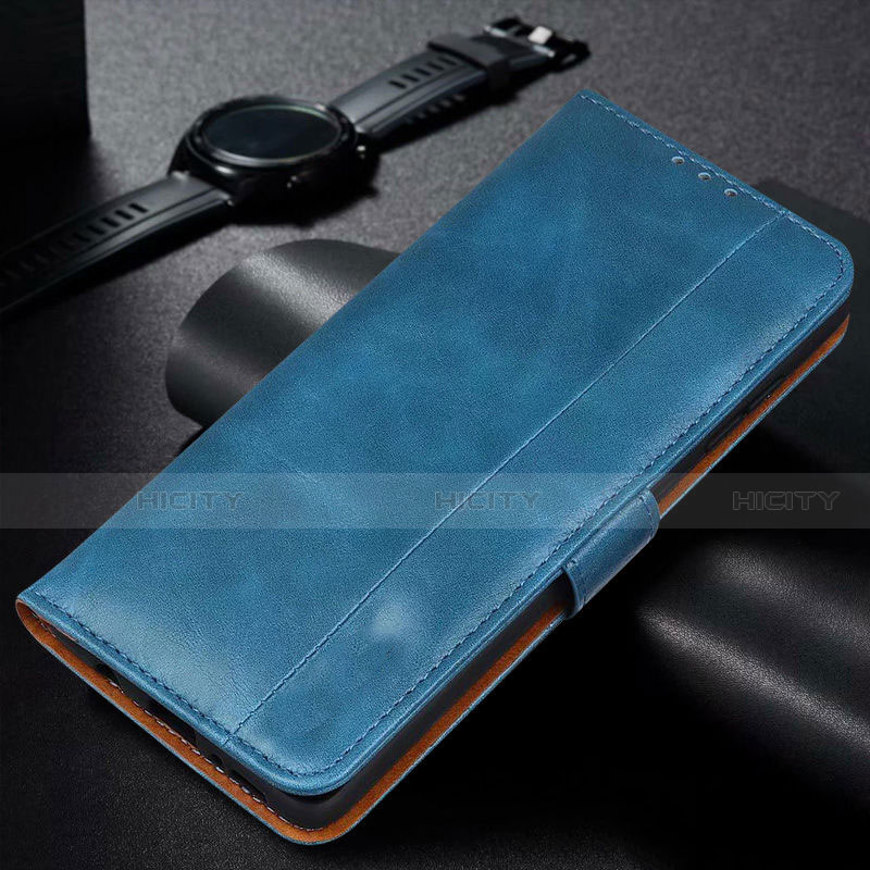 Coque Portefeuille Livre Cuir Etui Clapet L01 pour Samsung Galaxy M30s Bleu Plus