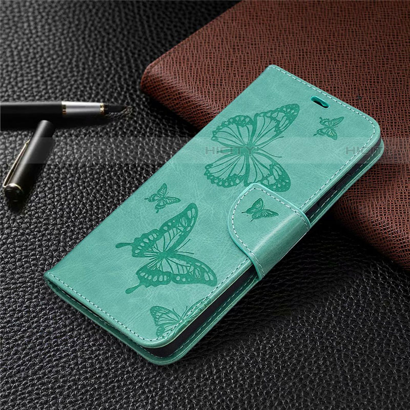 Coque Portefeuille Livre Cuir Etui Clapet L01 pour Samsung Galaxy S20 FE 5G Pastel Vert Plus