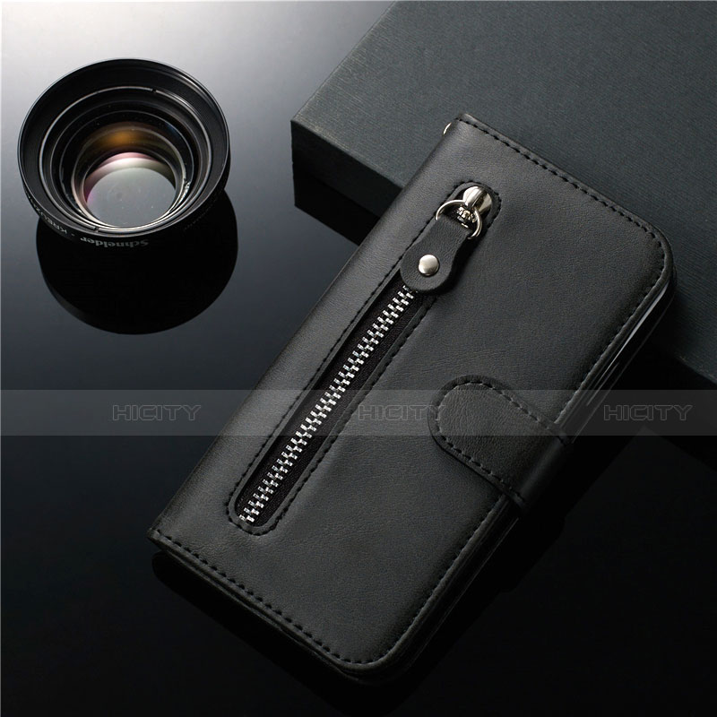 Coque Portefeuille Livre Cuir Etui Clapet L01 pour Samsung Galaxy S20 Plus Noir Plus