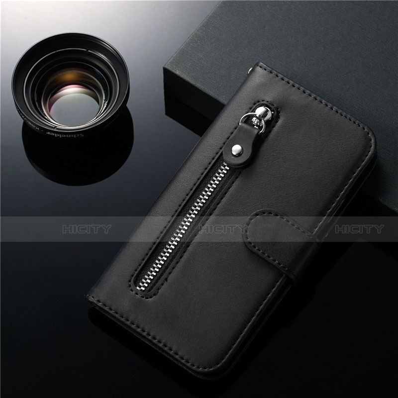 Coque Portefeuille Livre Cuir Etui Clapet L01 pour Samsung Galaxy S20 Ultra 5G Noir Plus