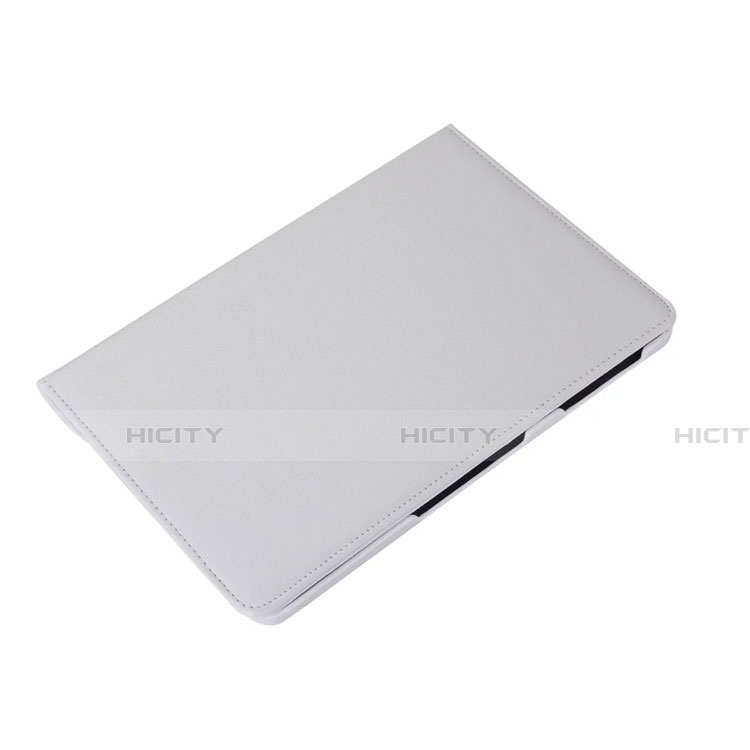 Coque Portefeuille Livre Cuir Etui Clapet L01 pour Samsung Galaxy Tab S6 Lite 10.4 SM-P610 Blanc Plus