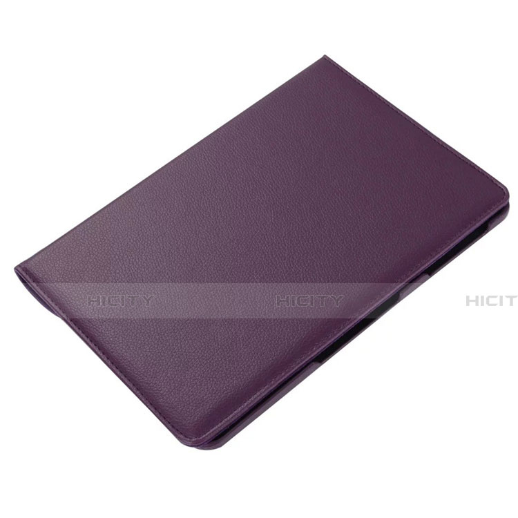 Coque Portefeuille Livre Cuir Etui Clapet L01 pour Samsung Galaxy Tab S6 Lite 4G 10.4 SM-P615 Violet Plus