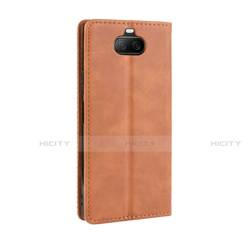 Coque Portefeuille Livre Cuir Etui Clapet L01 pour Sony Xperia 8 Orange Plus