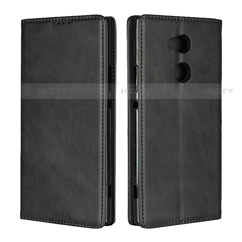 Coque Portefeuille Livre Cuir Etui Clapet L01 pour Sony Xperia XA2 Ultra Noir Plus