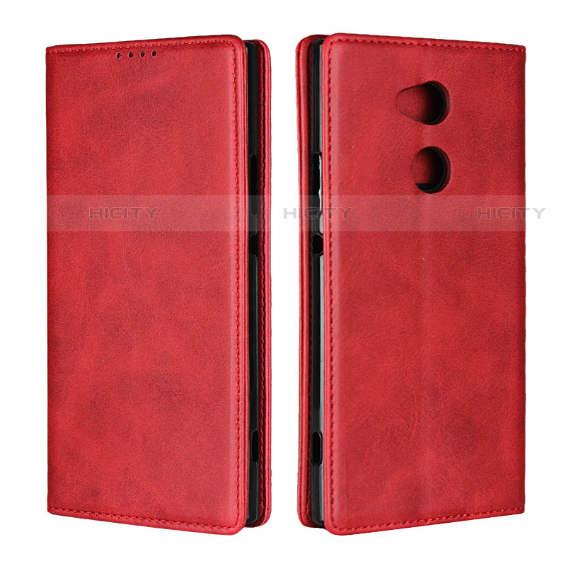 Coque Portefeuille Livre Cuir Etui Clapet L01 pour Sony Xperia XA2 Ultra Rouge Plus