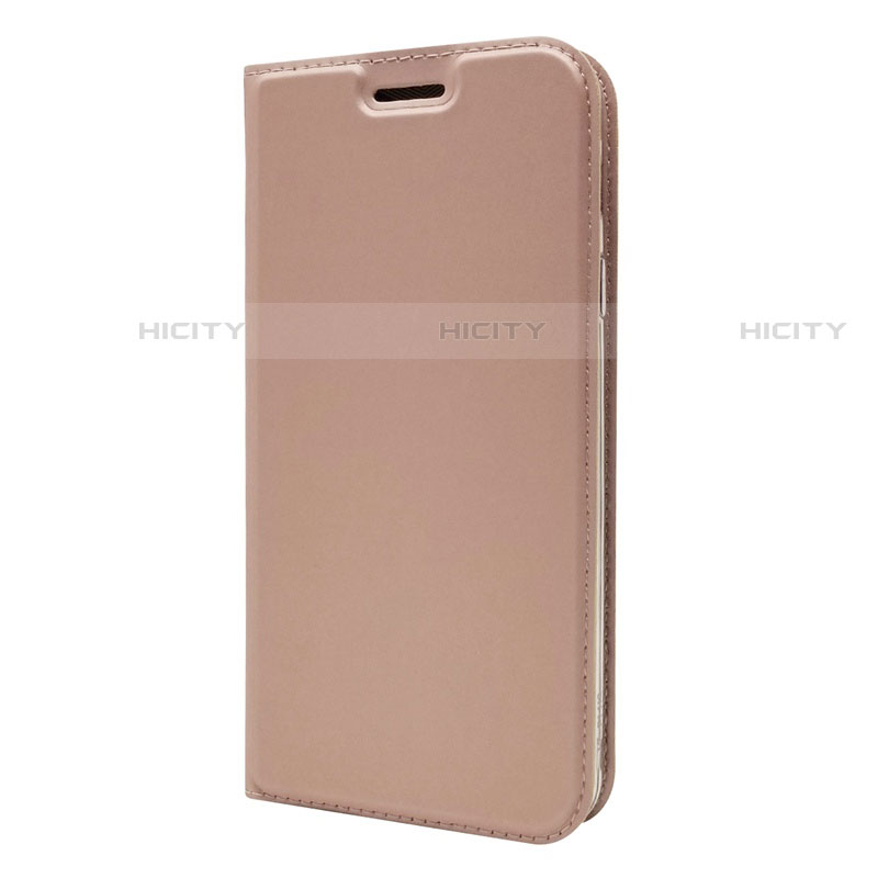 Coque Portefeuille Livre Cuir Etui Clapet L01 pour Sony Xperia XA3 Or Rose Plus