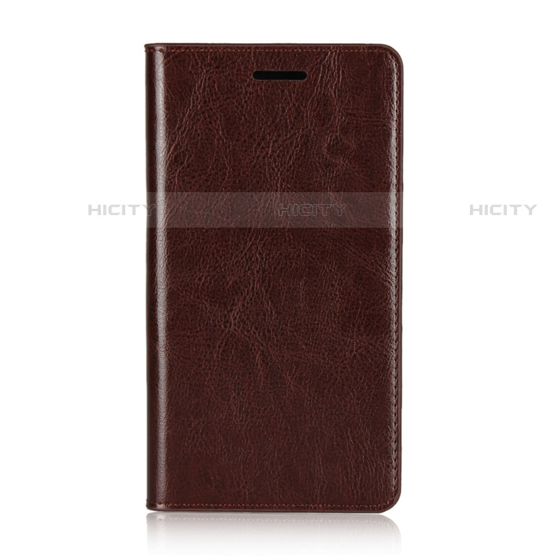 Coque Portefeuille Livre Cuir Etui Clapet L01 pour Sony Xperia XZ2 Premium Marron Plus