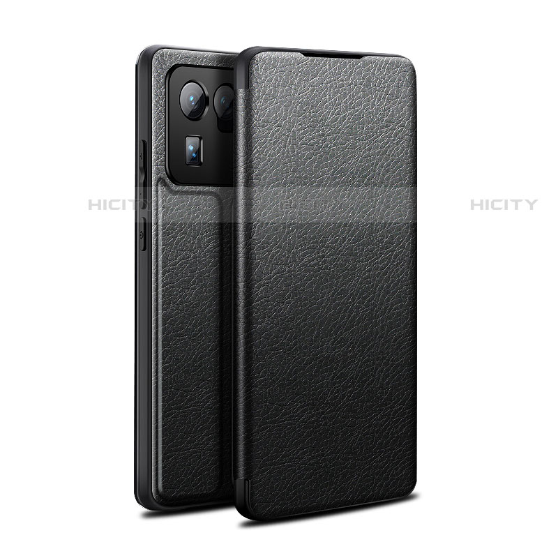 Coque Portefeuille Livre Cuir Etui Clapet L01 pour Xiaomi Mi 11 Ultra 5G Noir Plus