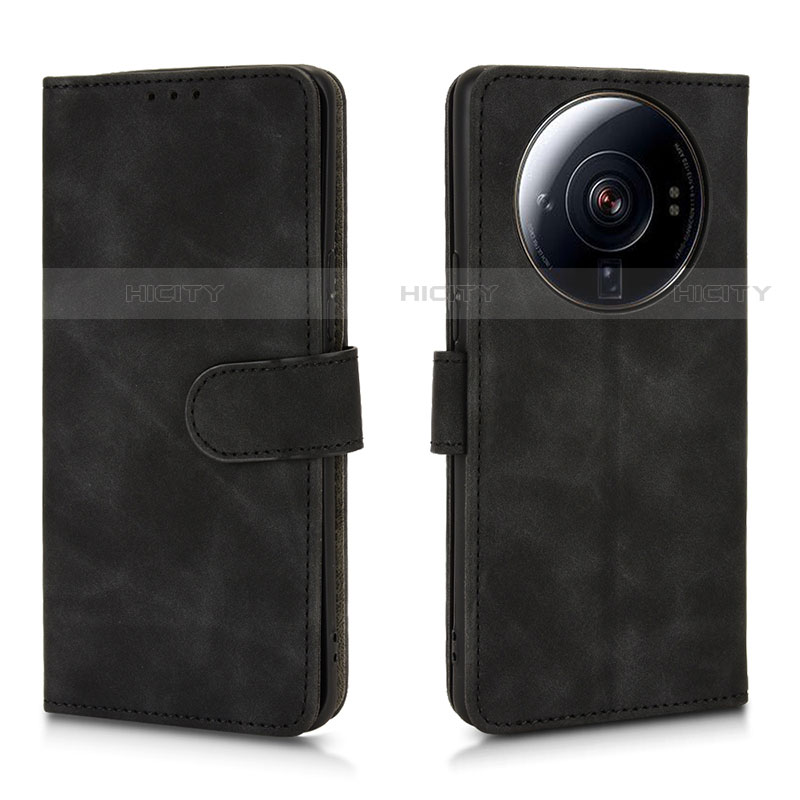 Coque Portefeuille Livre Cuir Etui Clapet L01 pour Xiaomi Mi 12 Ultra 5G Noir Plus