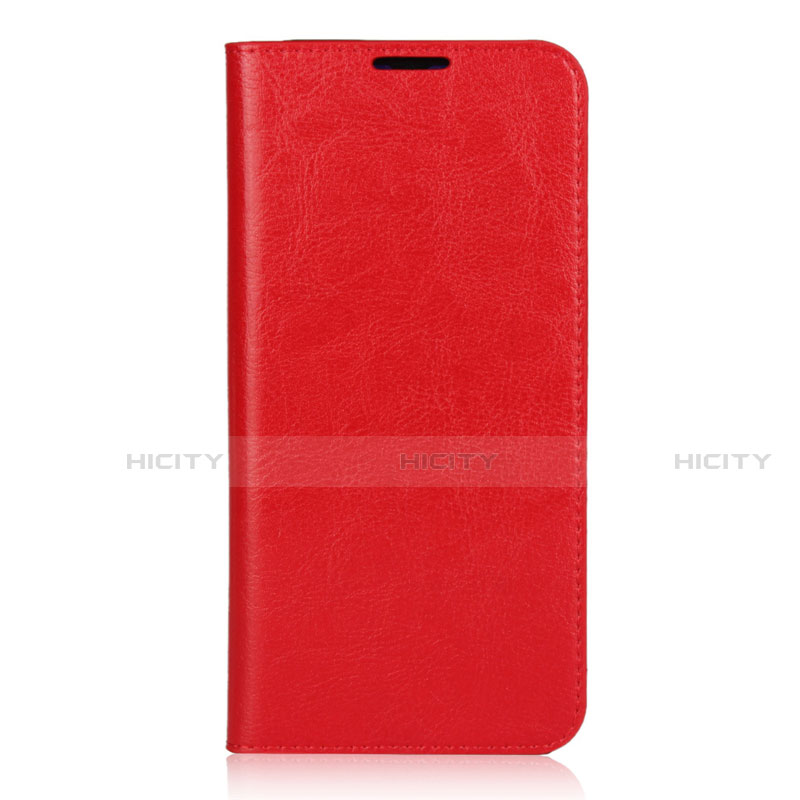 Coque Portefeuille Livre Cuir Etui Clapet L01 pour Xiaomi Mi 9 Pro Rouge Plus