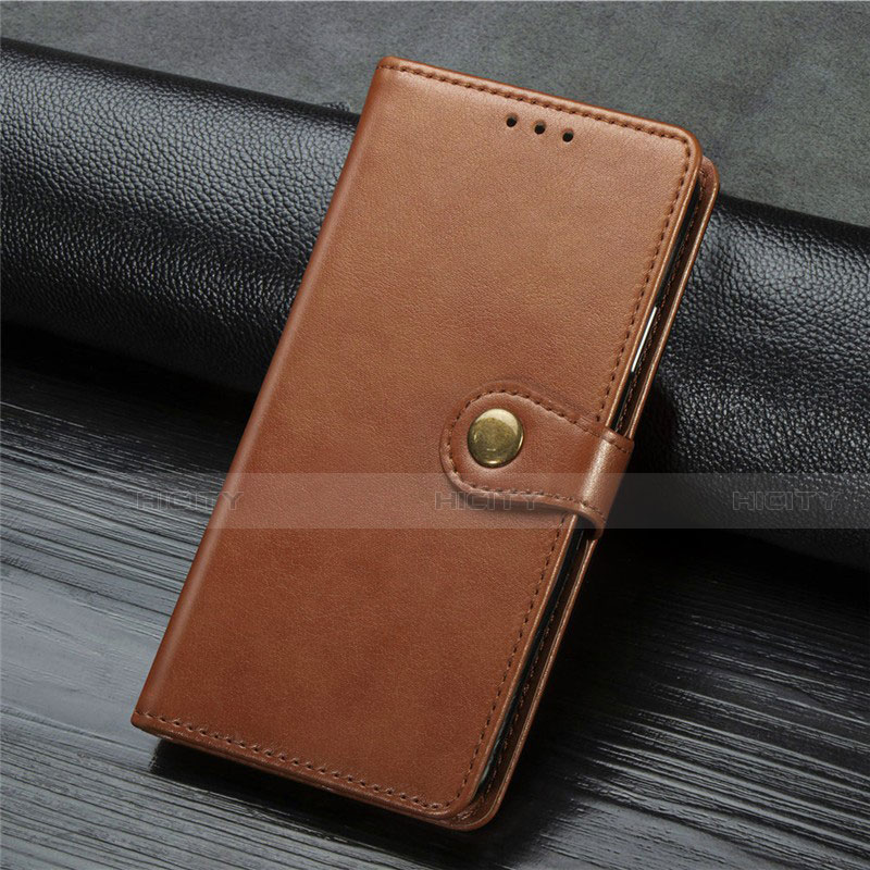 Coque Portefeuille Livre Cuir Etui Clapet L01 pour Xiaomi Mi Note 10 Lite Orange Plus