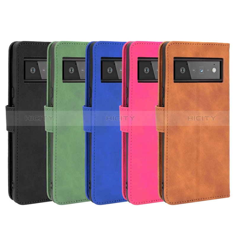 Coque Portefeuille Livre Cuir Etui Clapet L01Z pour Google Pixel 6 5G Plus