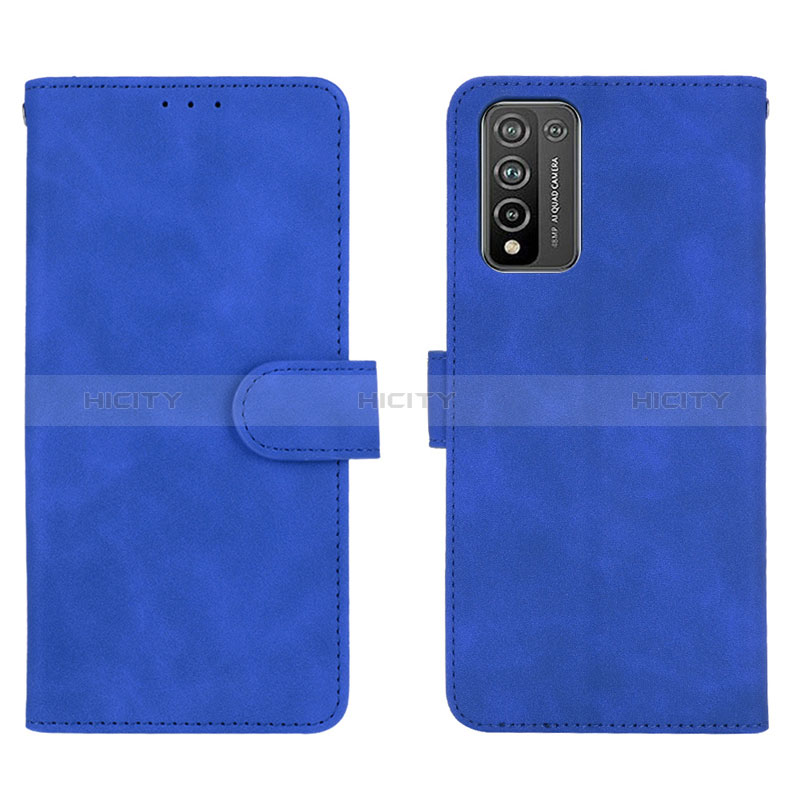 Coque Portefeuille Livre Cuir Etui Clapet L01Z pour Huawei Honor 10X Lite Bleu Plus