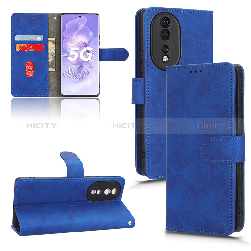 Coque Portefeuille Livre Cuir Etui Clapet L01Z pour Huawei Honor 80 5G Plus