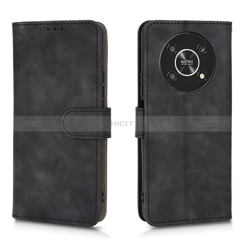 Coque Portefeuille Livre Cuir Etui Clapet L01Z pour Huawei Honor Magic4 Lite 5G Noir Plus