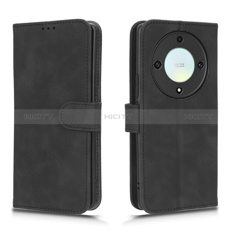 Coque Portefeuille Livre Cuir Etui Clapet L01Z pour Huawei Honor Magic5 Lite 5G Noir Plus