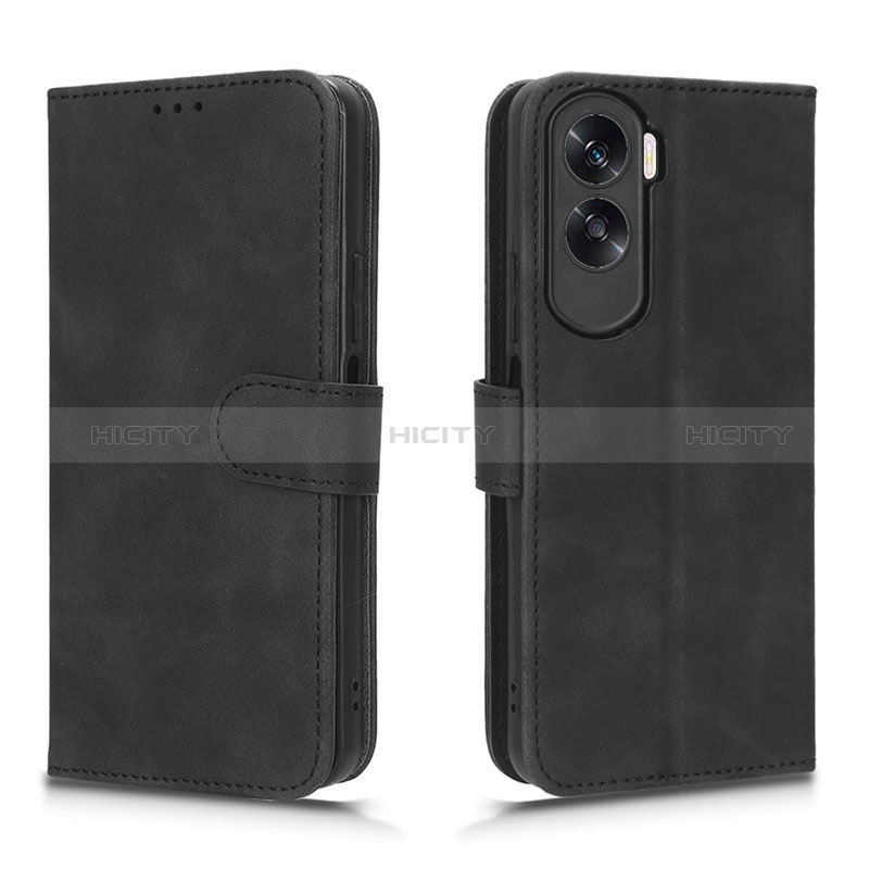 Coque Portefeuille Livre Cuir Etui Clapet L01Z pour Huawei Honor X50i 5G Noir Plus