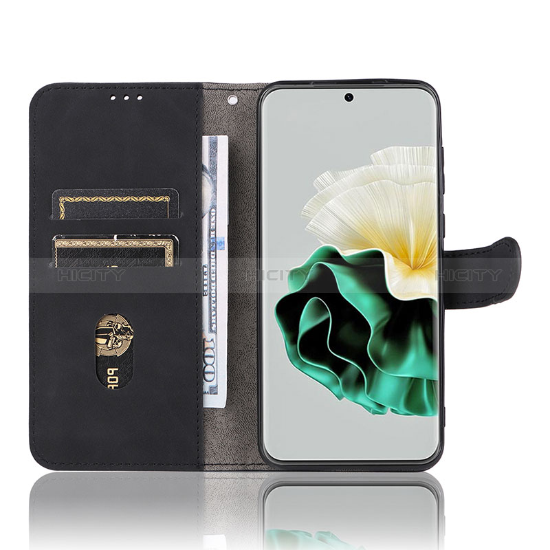 Coque Portefeuille Livre Cuir Etui Clapet L01Z pour Huawei P60 Plus