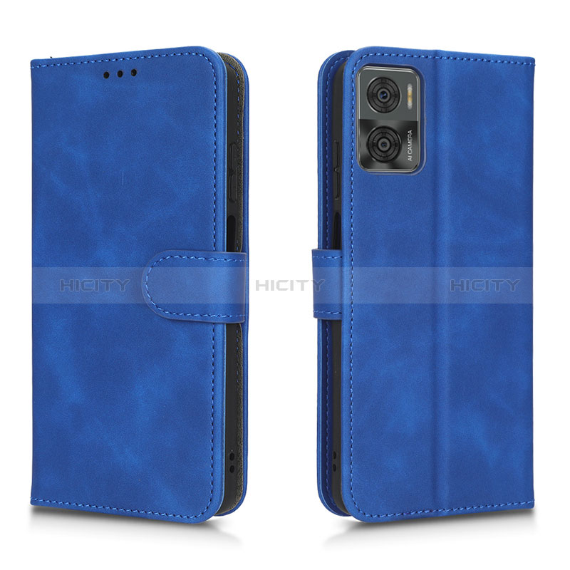 Coque Portefeuille Livre Cuir Etui Clapet L01Z pour Motorola Moto E22 Plus