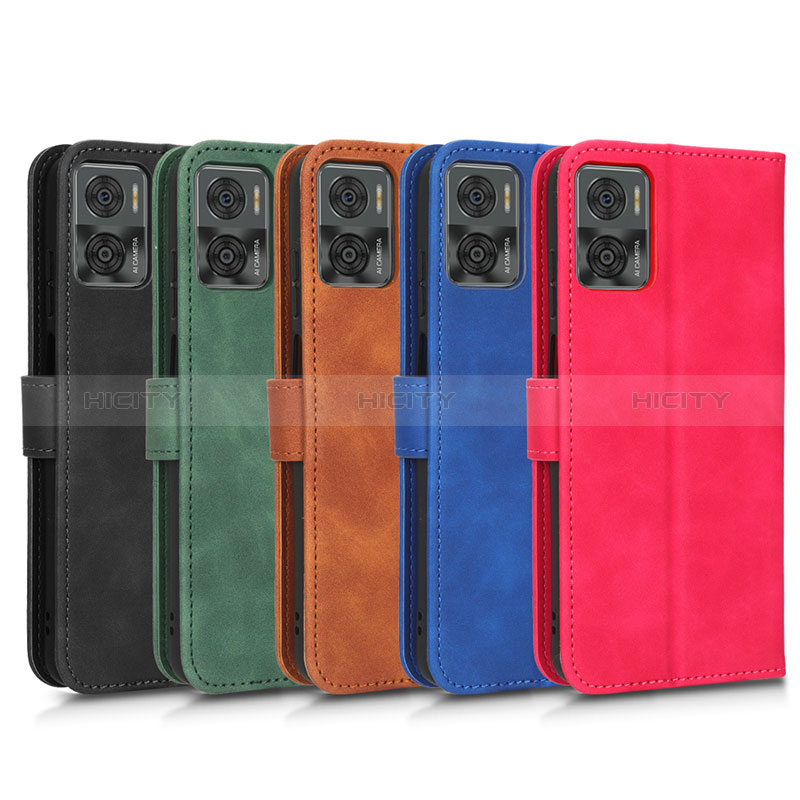 Coque Portefeuille Livre Cuir Etui Clapet L01Z pour Motorola Moto E22 Plus