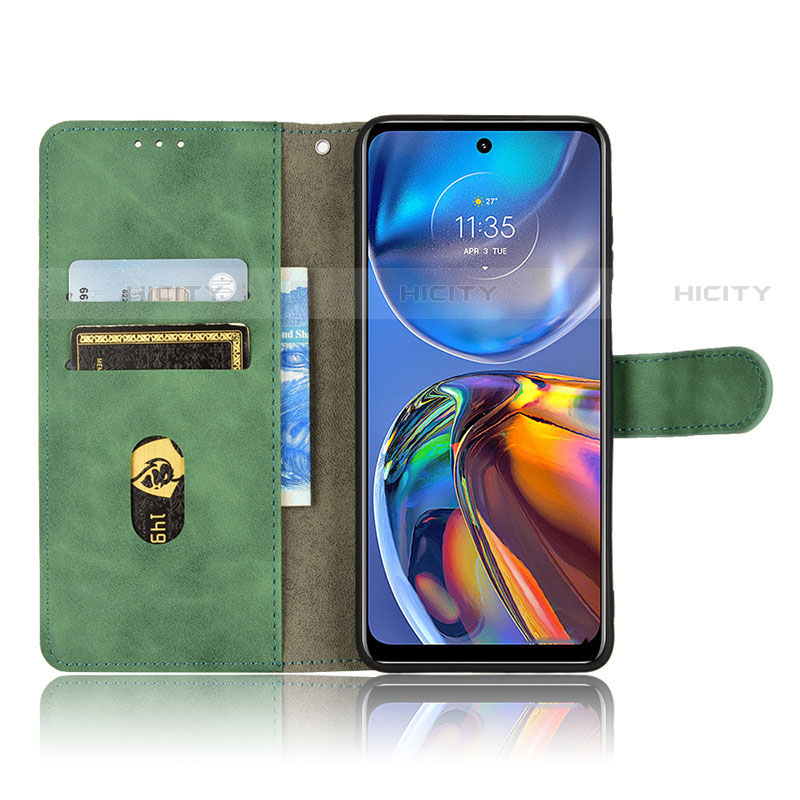 Coque Portefeuille Livre Cuir Etui Clapet L01Z pour Motorola Moto E32 Plus