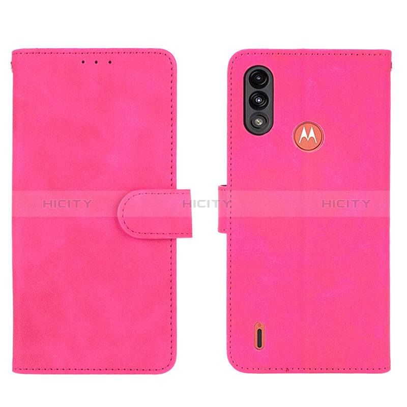 Coque Portefeuille Livre Cuir Etui Clapet L01Z pour Motorola Moto E7 Power Plus