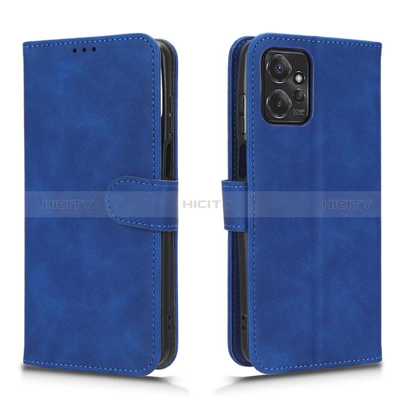 Coque Portefeuille Livre Cuir Etui Clapet L01Z pour Motorola Moto G Power 5G (2023) Bleu Plus