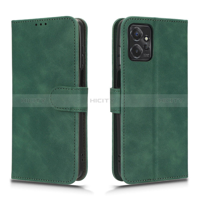 Coque Portefeuille Livre Cuir Etui Clapet L01Z pour Motorola Moto G Power 5G (2023) Vert Plus