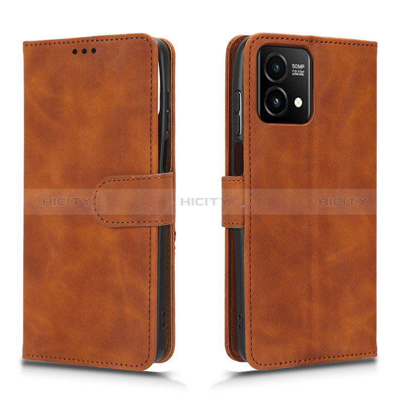 Coque Portefeuille Livre Cuir Etui Clapet L01Z pour Motorola Moto G Stylus (2023) 4G Marron Plus