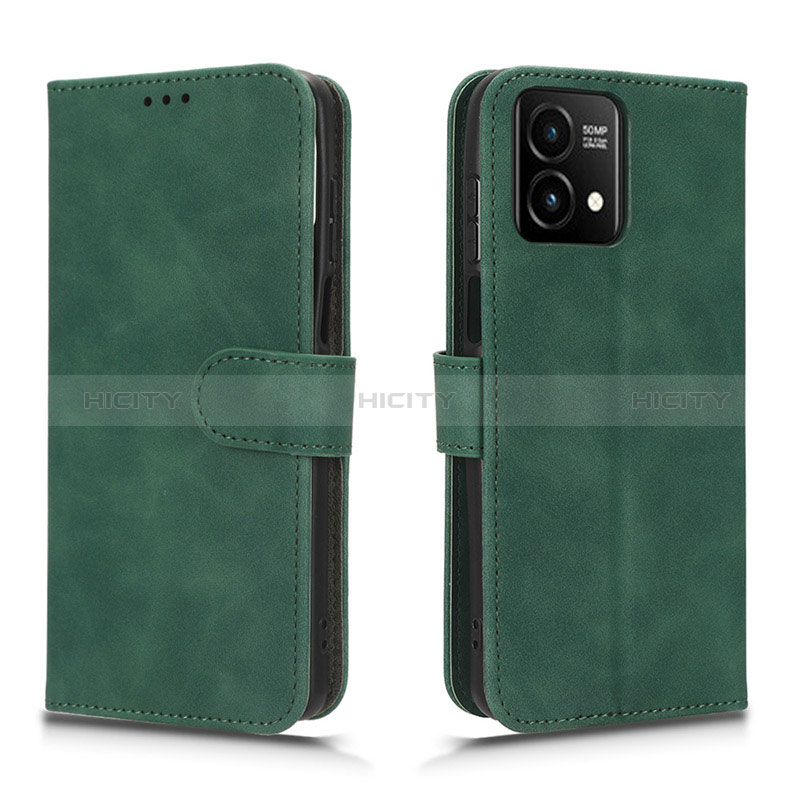 Coque Portefeuille Livre Cuir Etui Clapet L01Z pour Motorola Moto G Stylus (2023) 5G Vert Plus