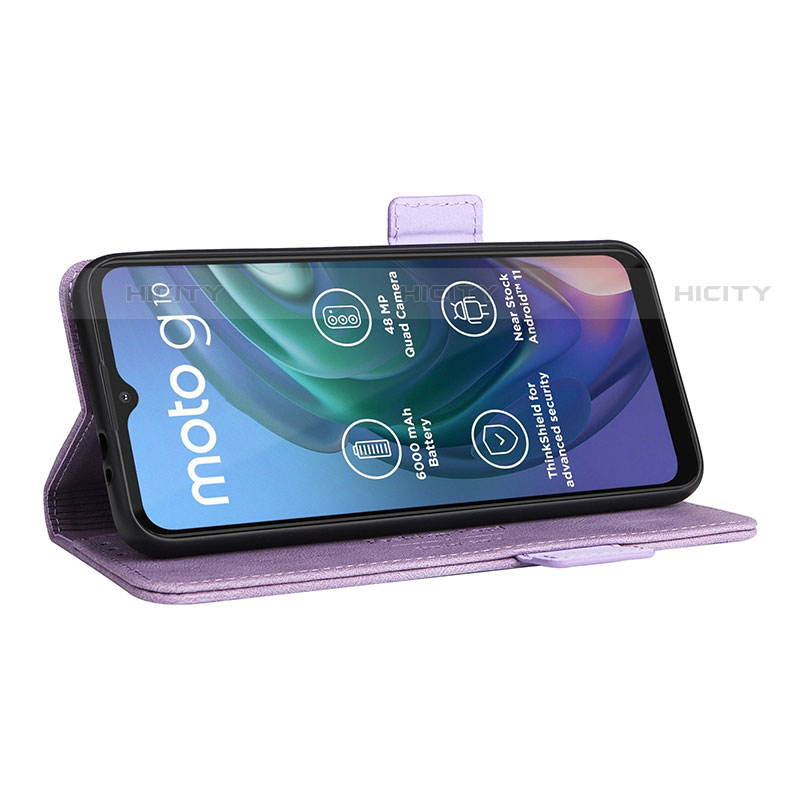 Coque Portefeuille Livre Cuir Etui Clapet L01Z pour Motorola Moto G10 Power Plus