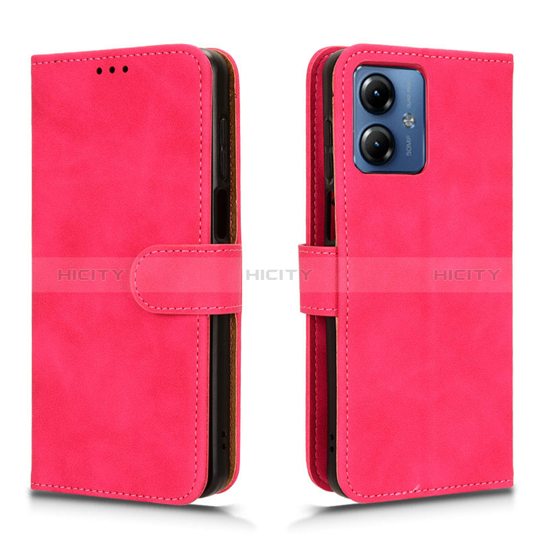 Coque Portefeuille Livre Cuir Etui Clapet L01Z pour Motorola Moto G14 Plus