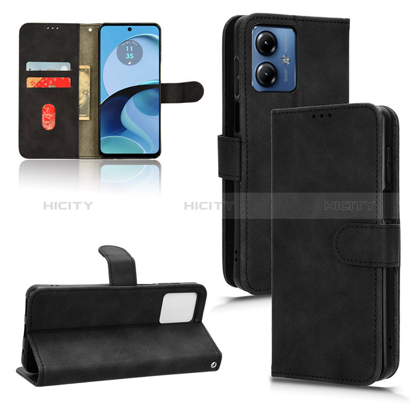 Coque Portefeuille Livre Cuir Etui Clapet L01Z pour Motorola Moto G14 Plus