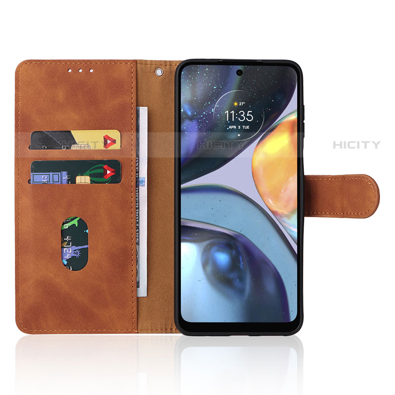 Coque Portefeuille Livre Cuir Etui Clapet L01Z pour Motorola Moto G22 Plus